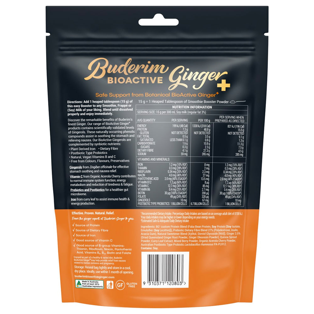 Buderim Ginger Bioactive Ginger Plus Smoothie Booster 225gm