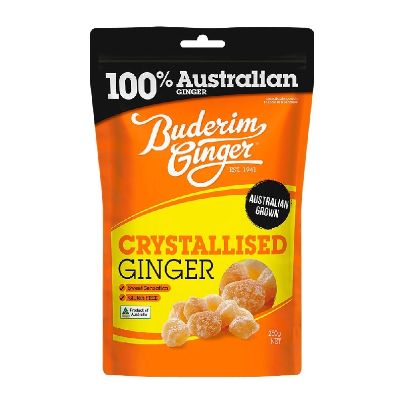 Buderim Ginger Crystallised Ginger 250g
