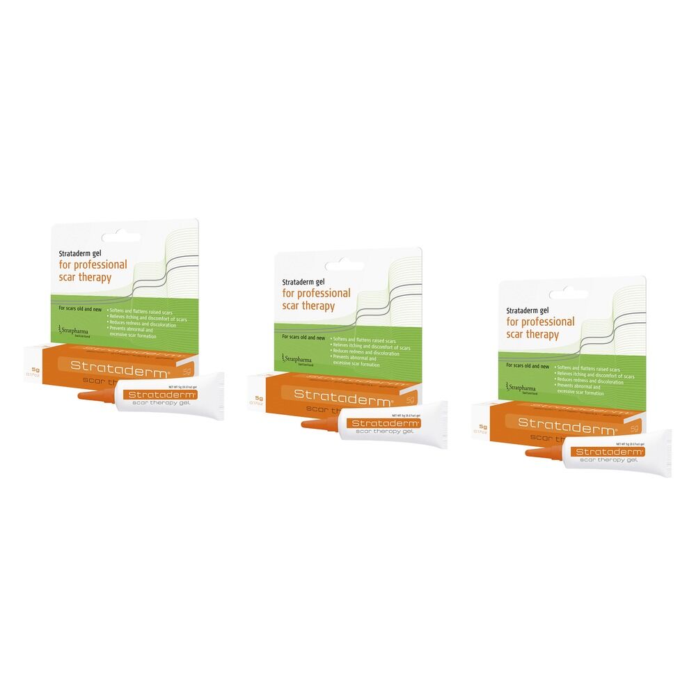 Strataderm Scar Therapy Gel 5g Pack of 3