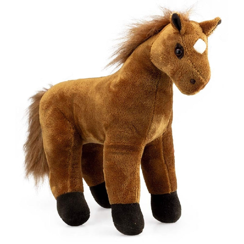 Teddy And Friends Farm Horse Baby Kids Stuffed Toy 33cm Brown