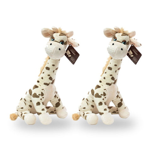Teddy And Friends Brown Gerry Giraffe 33cm Stuffed Toy Pack of 2