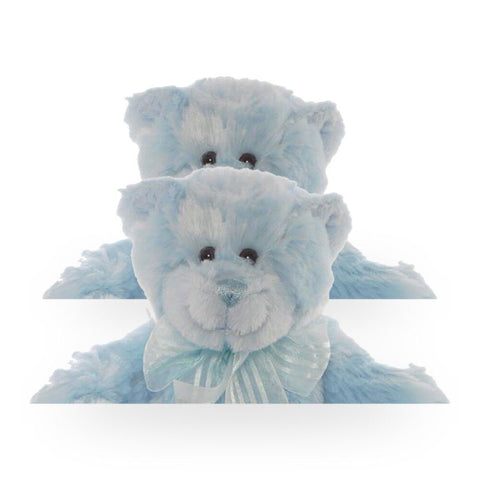 Teddy & Friends Teddy Plush Toy Frankie Blue 20cm Sitting Pack of 2