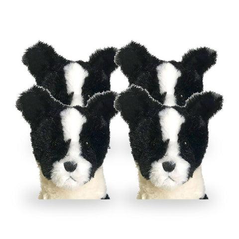 Teddy & Friends Border Collie 24cm Pack of 4