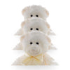 Teddy & Friends Teddy Plush Toy Frankie Cream 20cm Sitting Pack of 3