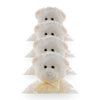 Teddy & Friends Teddy Plush Toy Frankie Cream 20cm Sitting Pack of 4