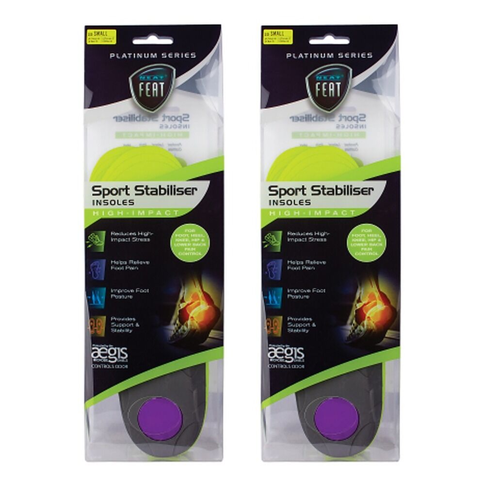Neat Feat Sport Insoles Small Pack of 2
