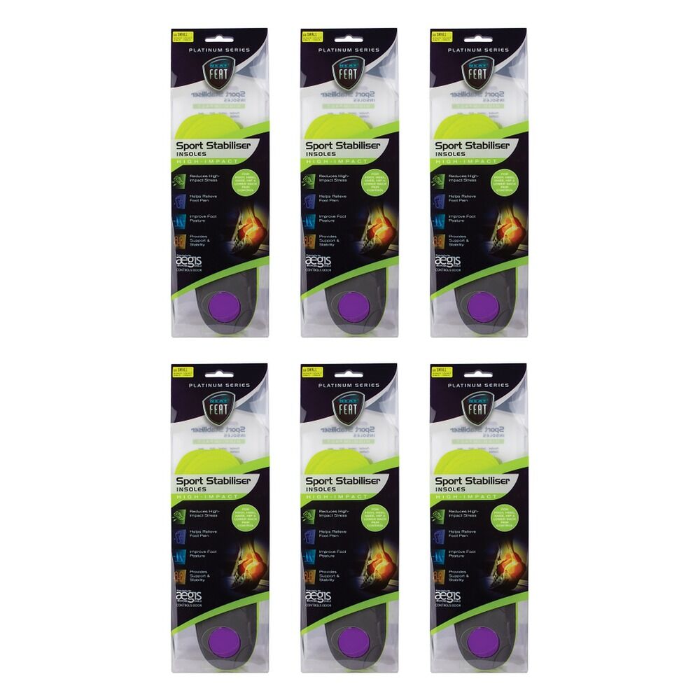 Neat Feat Sport Insoles Small Pack of 6