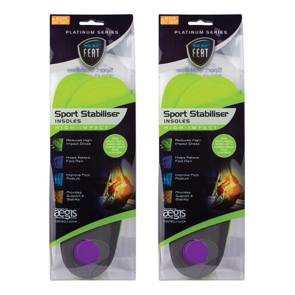 Neat Feat Sport Insoles Medium Pack of 2