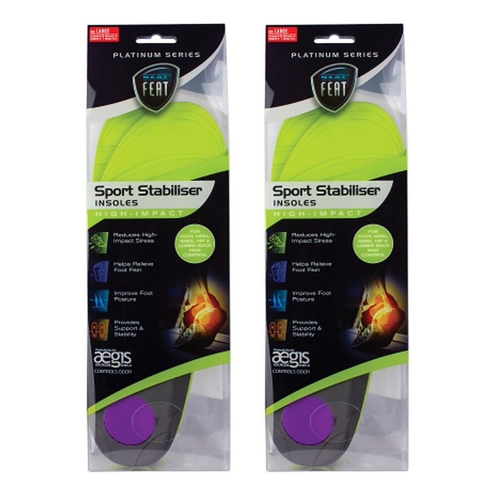 Neat Feat Sport Insoles Large Pack of 2