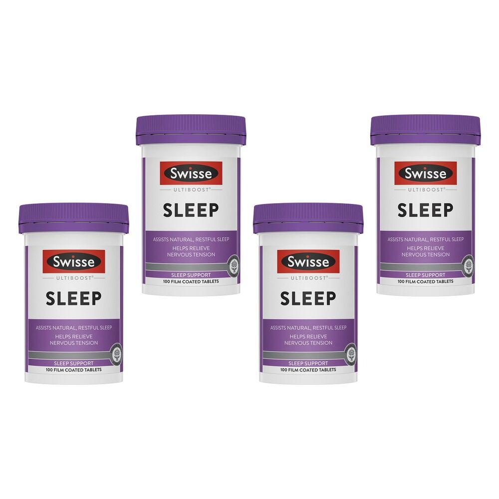 Swisse Ultiboost Sleep 100 Tablets Pack of 4