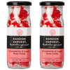 Random Harvest Strawberries and Cream Rock Candy 2 x 180g Glass Jars
