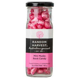Random Harvest Mini Musk Rock Candy 180g Gluten Free Gift Jar Handmade