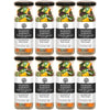 Random Harvest Assorted Fruit Rock Candy 8 x 170g Jars Gluten Free Vegan Sweets