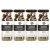 Random Harvest Aniseed Humbugs Candy 4 Pack 170g Glass Jar Vegan Sweets
