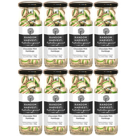 Random Harvest Chocolate Mint Humbugs 8 x 170g Jars Gluten Free Vegan Candy