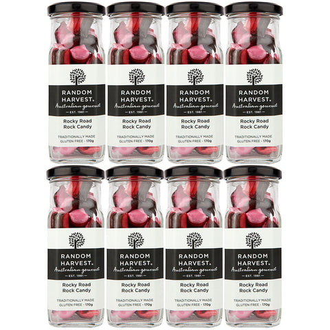 Random Harvest Rocky Road Rock Candy 8 x 170g Jars Gluten Free Vegan Friendly