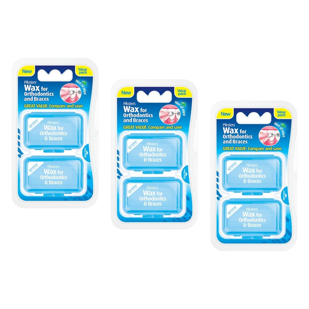 Piksters Orthodontic Wax Pack of 3