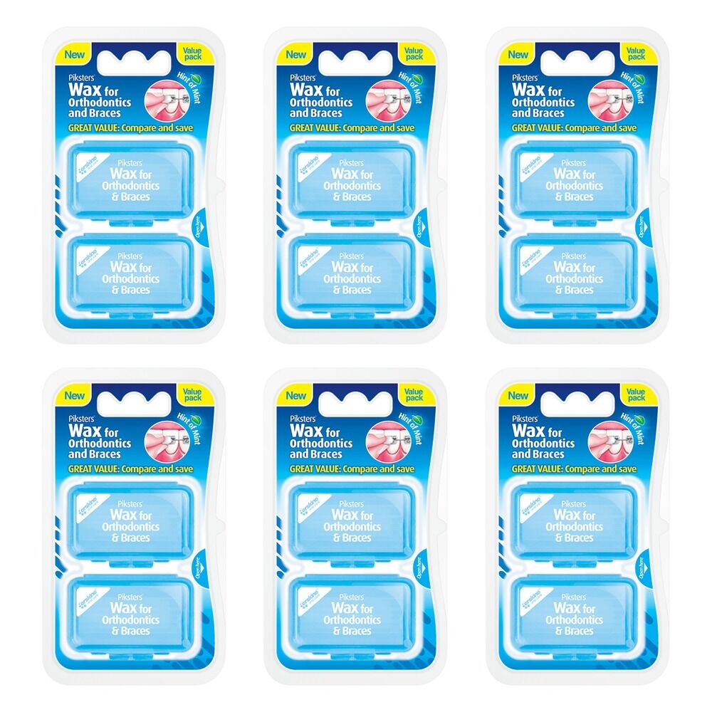 Piksters Orthodontic Wax Pack of 6