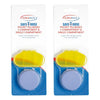 SurgiPack Safe-T-Dose Pill Box 2 Pack Bundle of 2