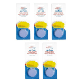 SurgiPack Safe-T-Dose Pill Box 2 Pack Bundle of 5