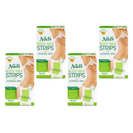 Nad's Body Wax Strips 20 Pack Bundle of 4