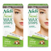 Nad's Facial Wax Strips 20 Pack Bundle of 2