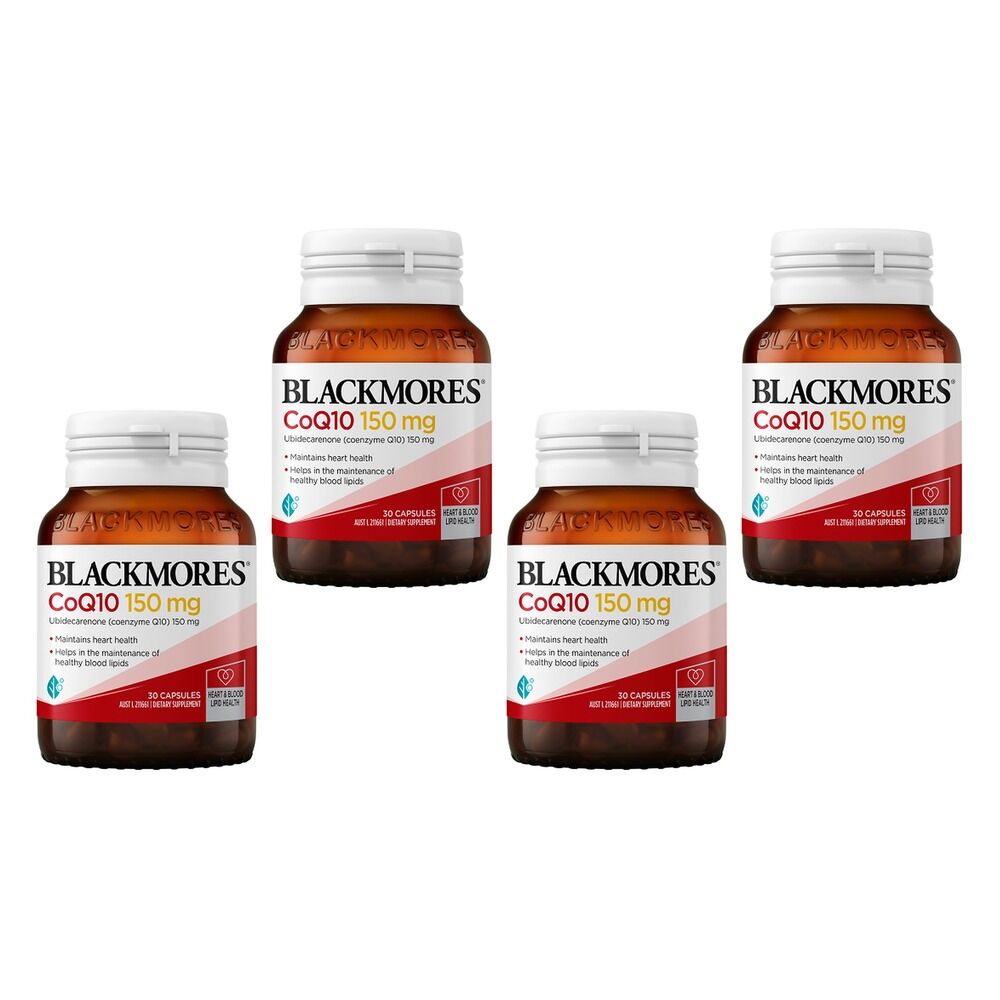 Blackmores CoQ10 150mg 30 Capsules Pack of 4