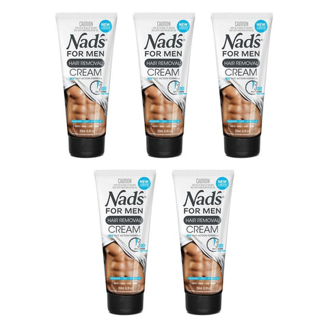 Nad's for Men Hair Removal Cream 200mL Pack of 5