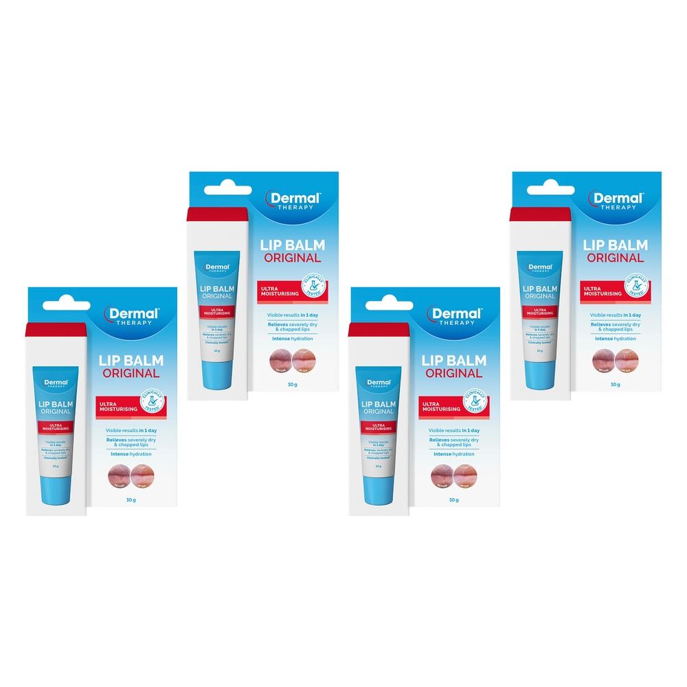 Dermal Therapy Lip Balm 10g Pack of 4