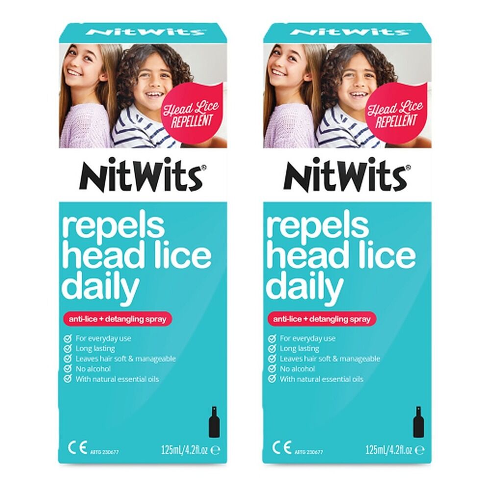 NitWits Anti Lice Spray 125mL Pack of 2