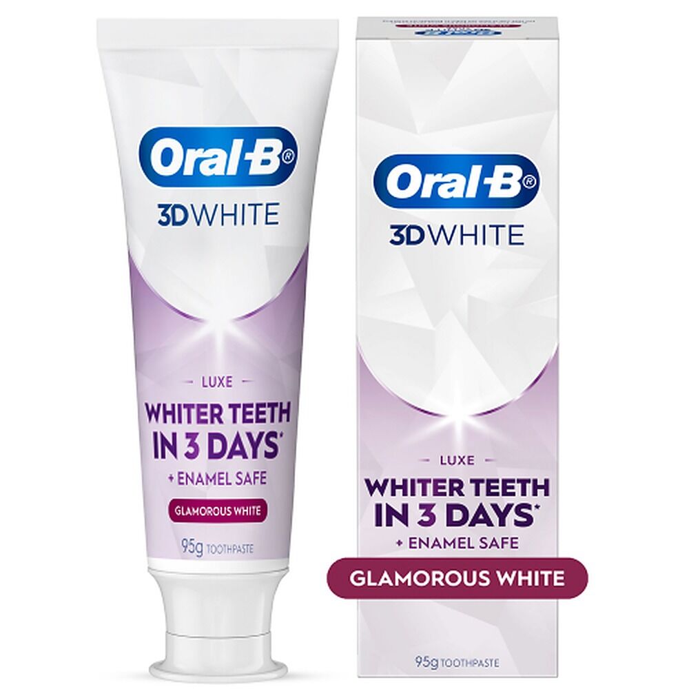 Oral-B 3D White Luxe Glamorous White Toothpaste 95g