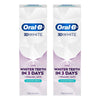 Oral-B 3D White Luxe Diamond Strong Enamel-Safe Toothpaste 95g Pack of 2