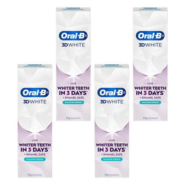 Oral-B 3D White Luxe Diamond Strong Enamel-Safe Toothpaste 95g Pack of 4