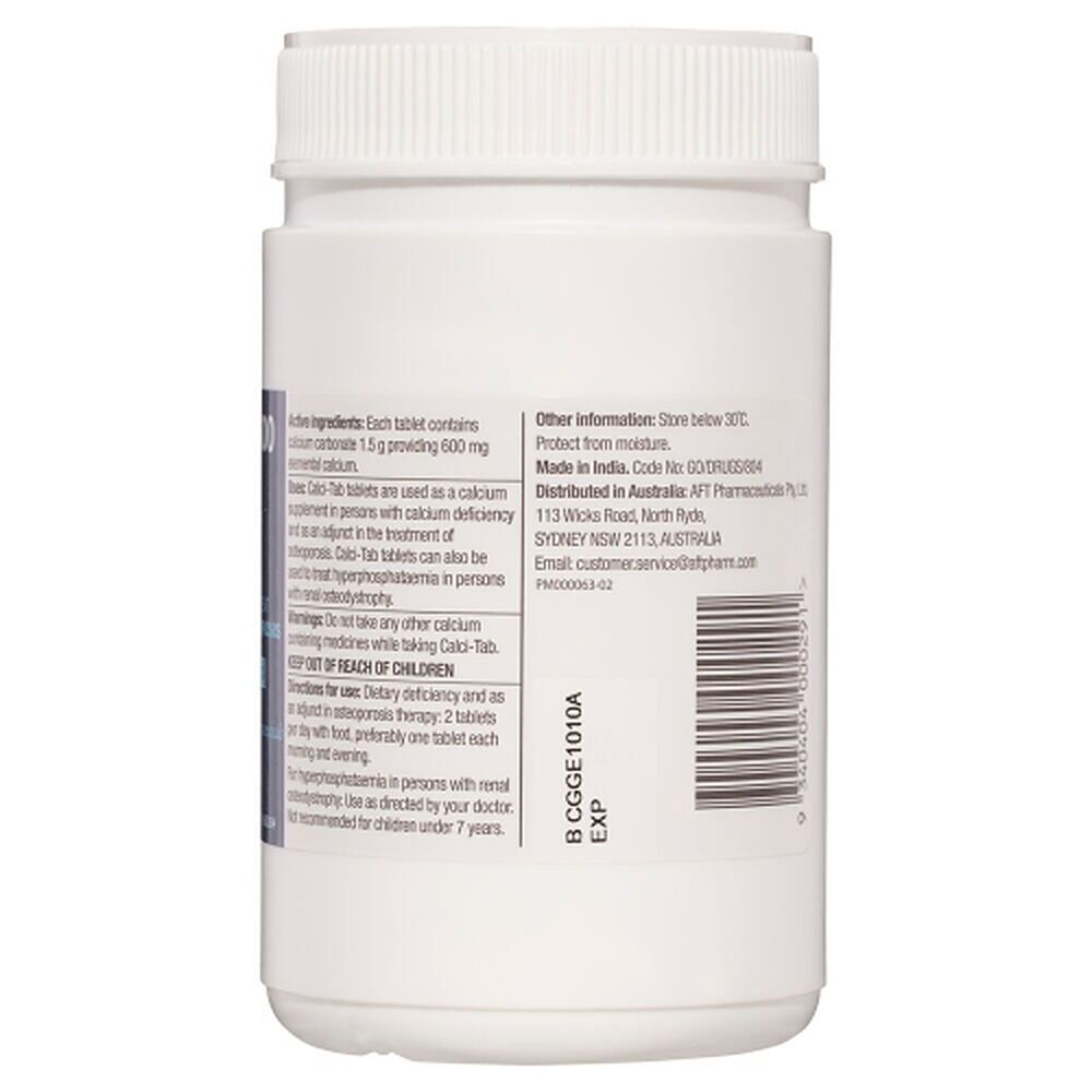 Calci-Tab 600mg 240 Tablets