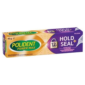 Polident Power Max Hold + Seal Denture Adhesive Cream 40g