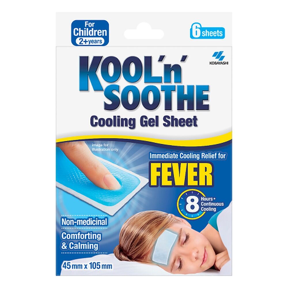 Kool 'n' Soothe Fever Sheets 6 Pack x 6
