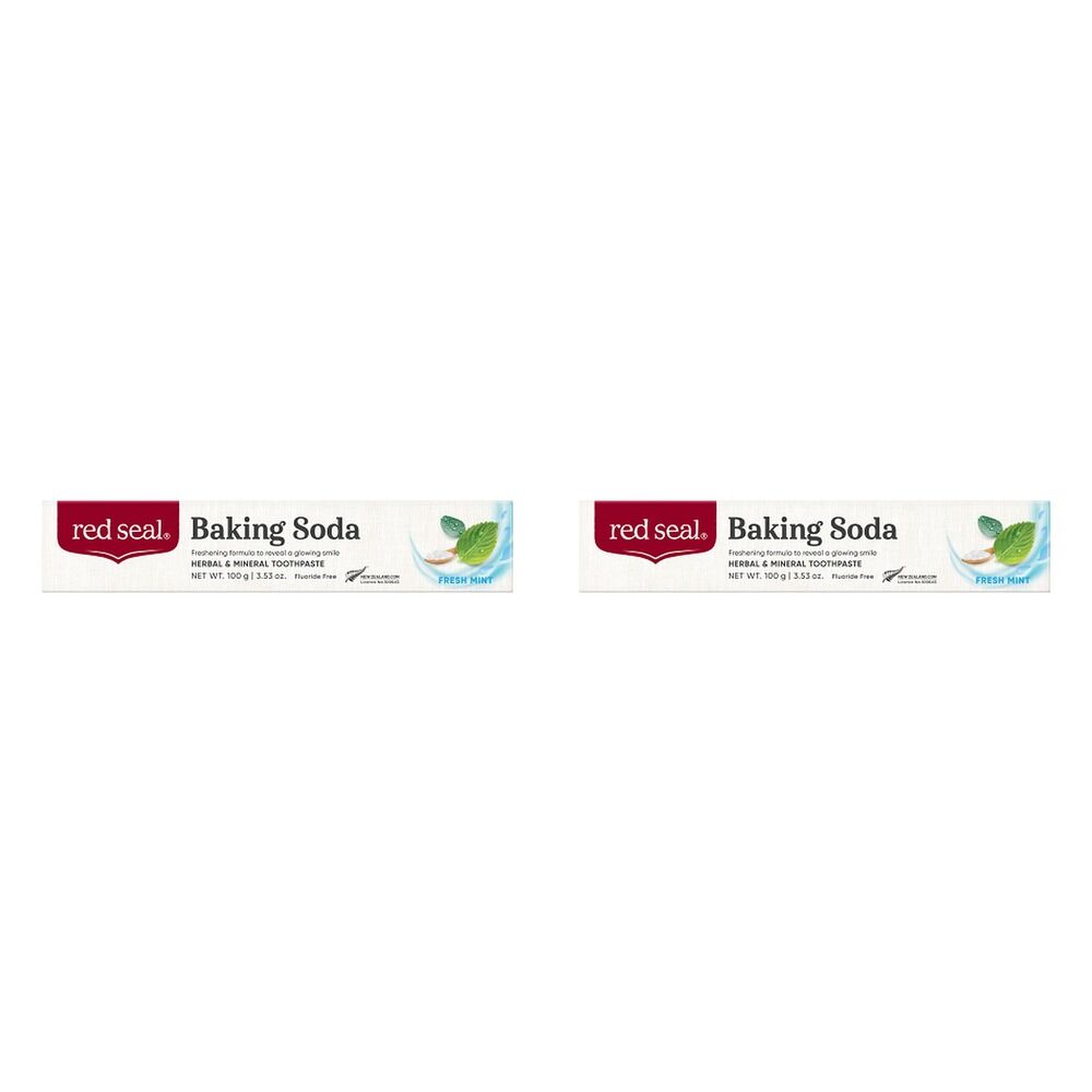 Red Seal Natural Health Baking Soda Toothpaste 100g Pack of 2