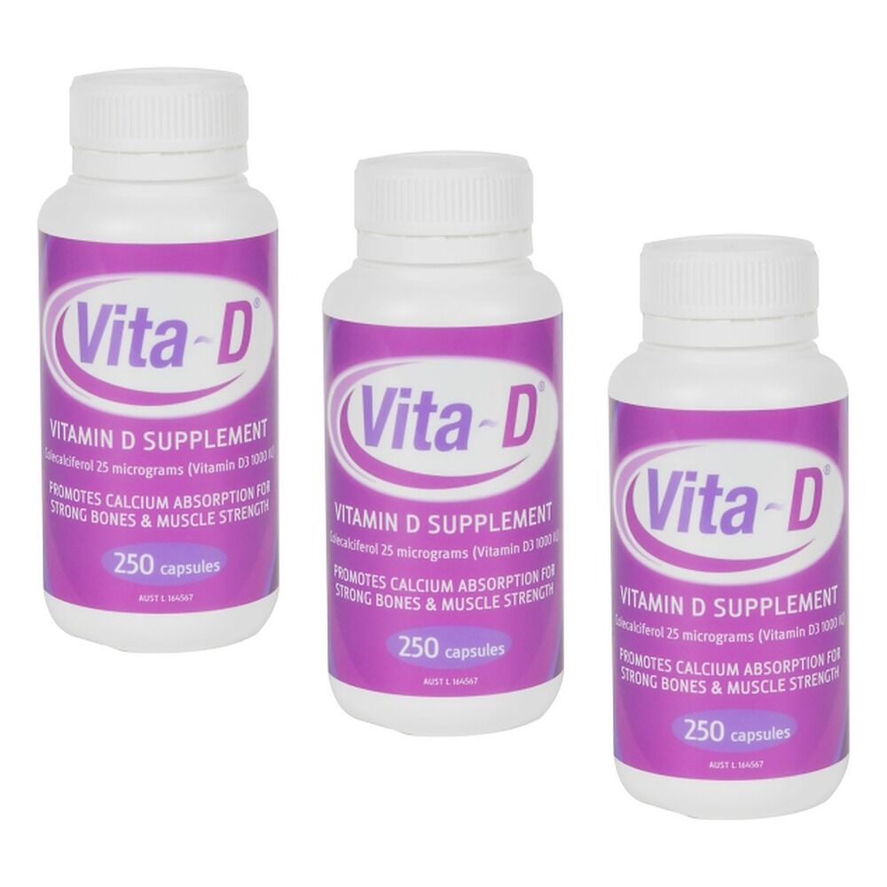 Vitad Vitamin Supplement Gel Capsules Pack of 3