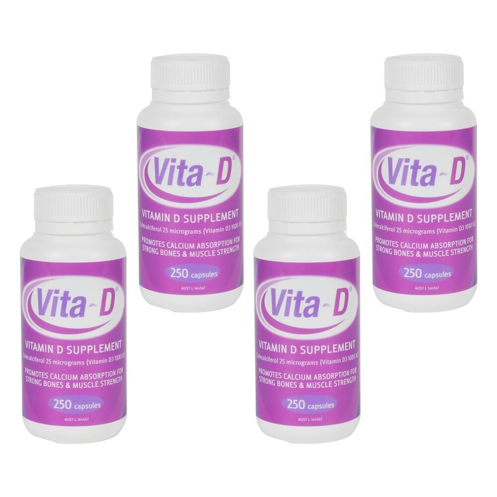 Vitad Vitamin Supplement Gel Capsules Pack of 4