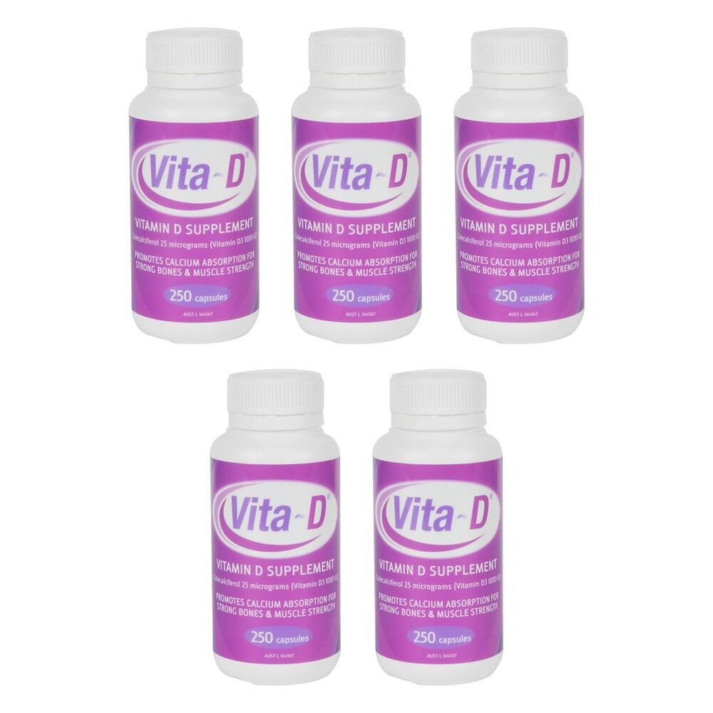 Vitad Vitamin Supplement Gel Capsules Pack of 5