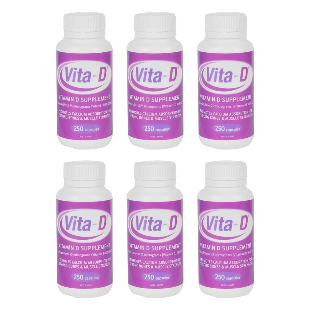Vitad Vitamin Supplement Gel Capsules Pack of 6