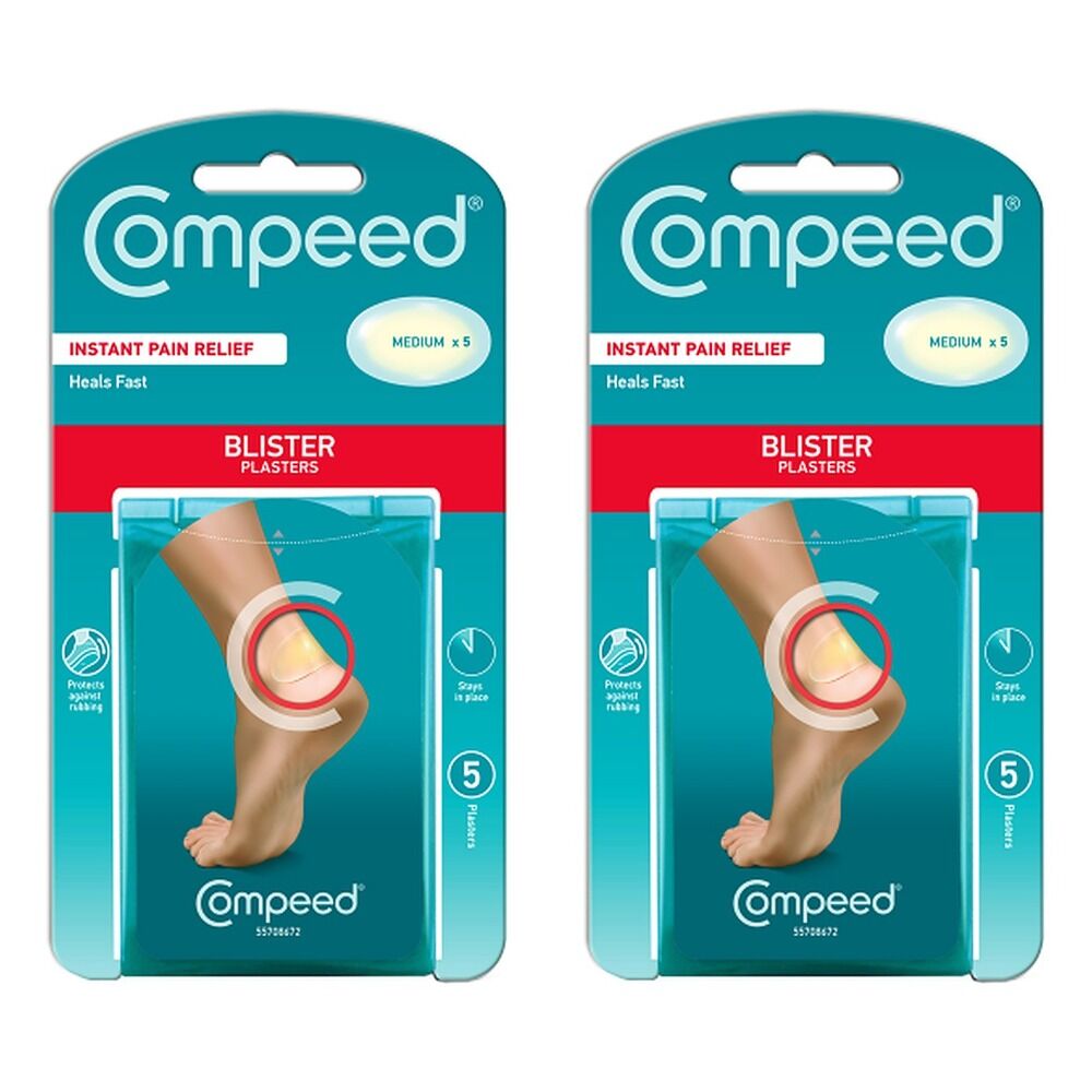 Compeed Blister Plasters Medium 5 Pack Bundle of 2
