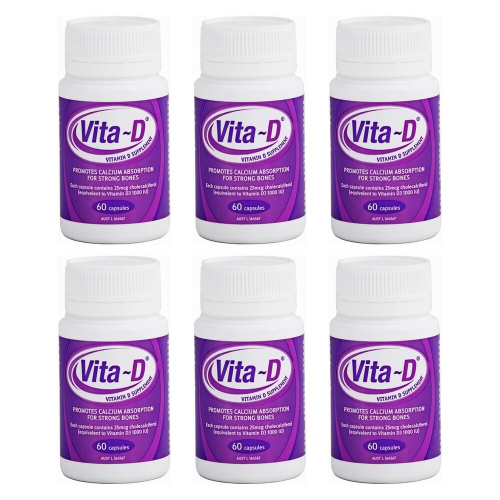 Vitad Vitamin Supplement Gel Capsules Pack of 6