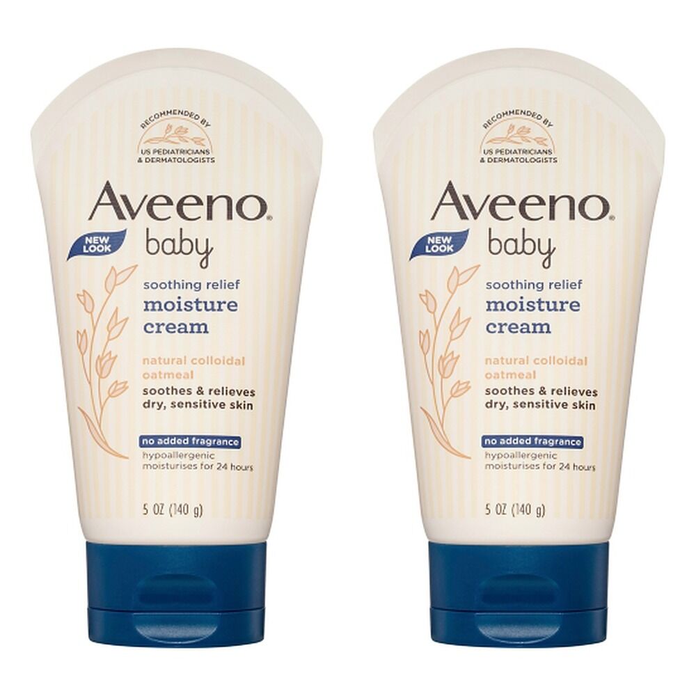 Aveeno Baby Soothing Relief Moisture Cream 140g Pack of 2