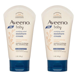 Aveeno Baby Soothing Relief Moisture Cream 140g Pack of 2