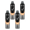 Rexona Men Antiperspirant Aerosol Deodorant Sport Fresh, 250mL Pack of 4