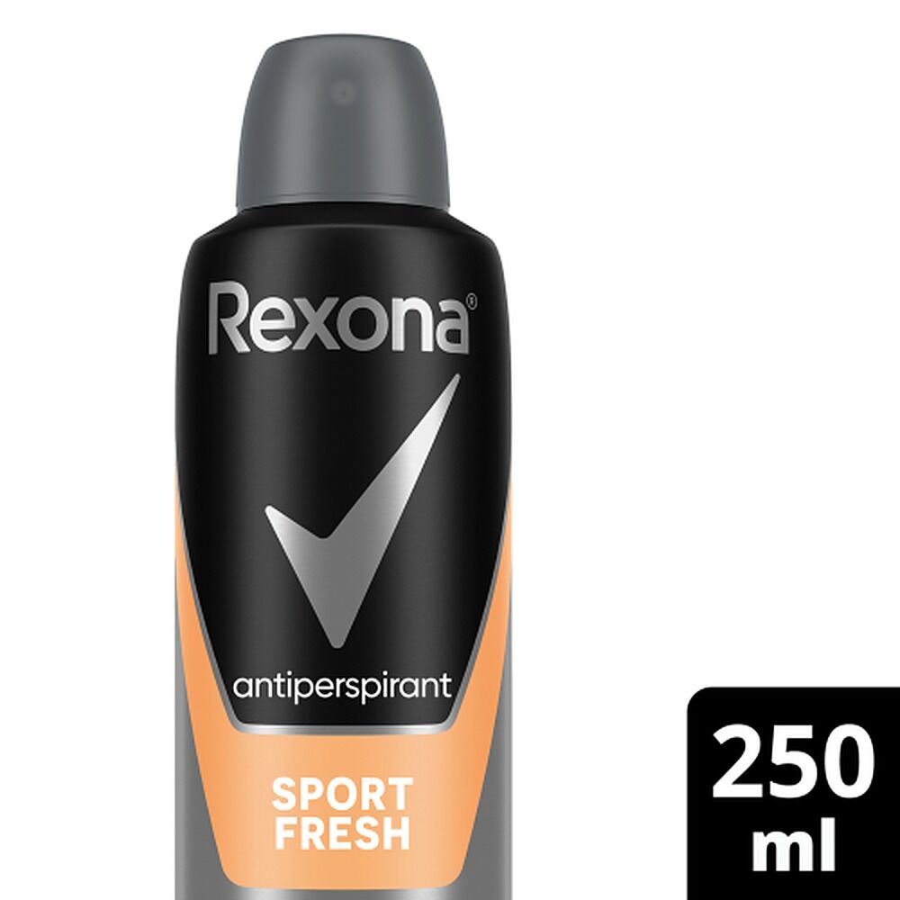Rexona Men Antiperspirant Aerosol Deodorant Sport Fresh, 250mL