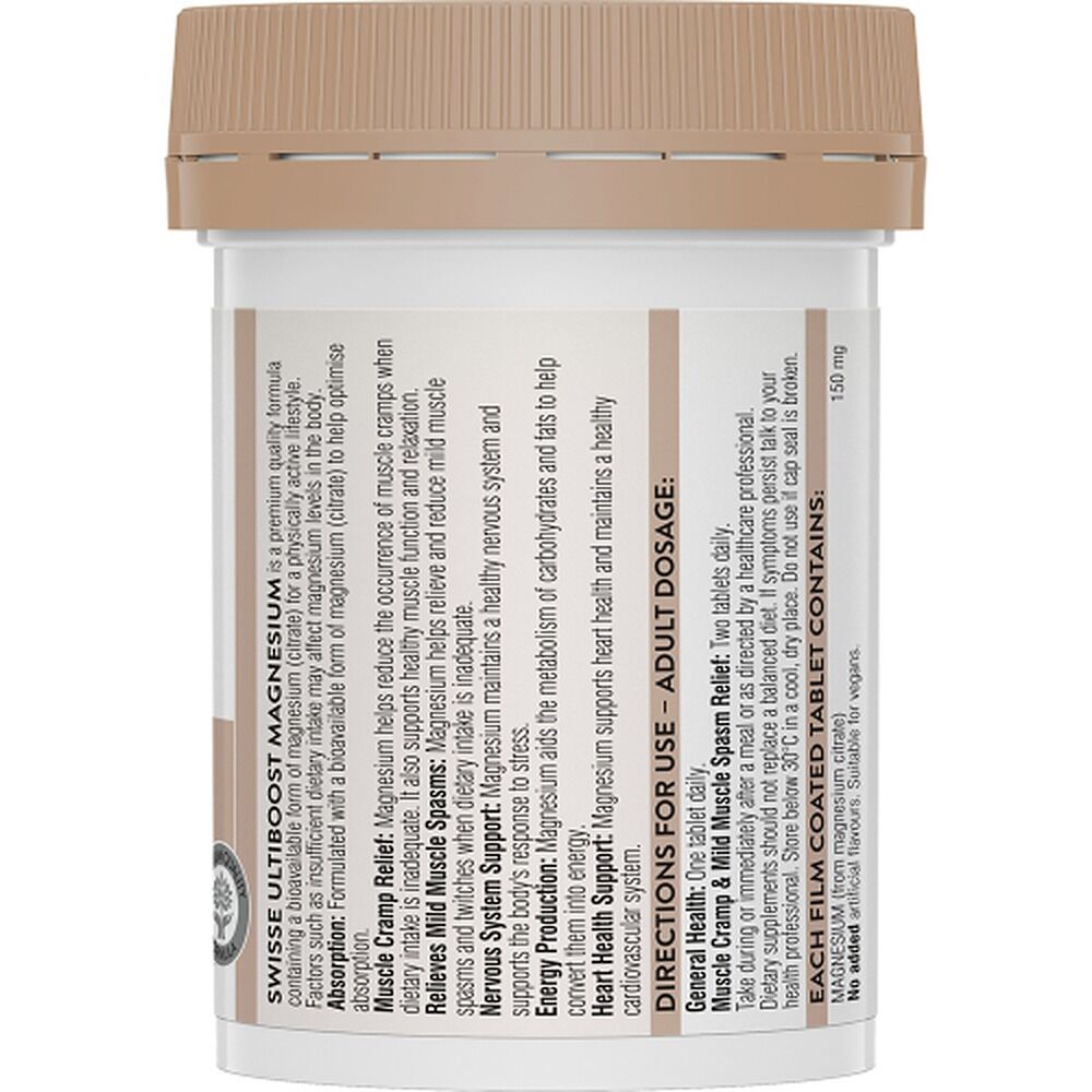 Swisse Ultiboost Magnesium 60 Tablets