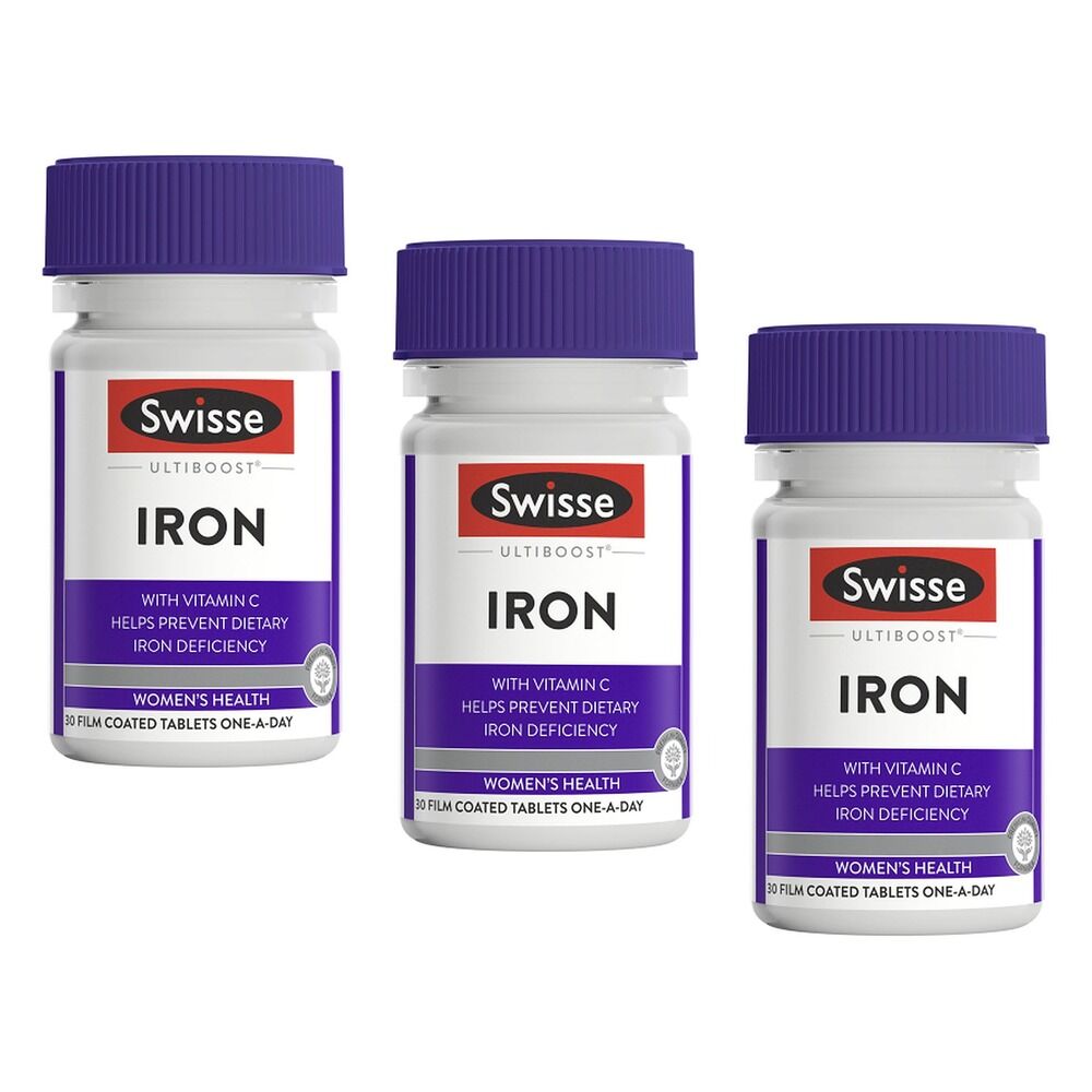 Swisse Ultiboost Iron 30 Tablets Pack of 3