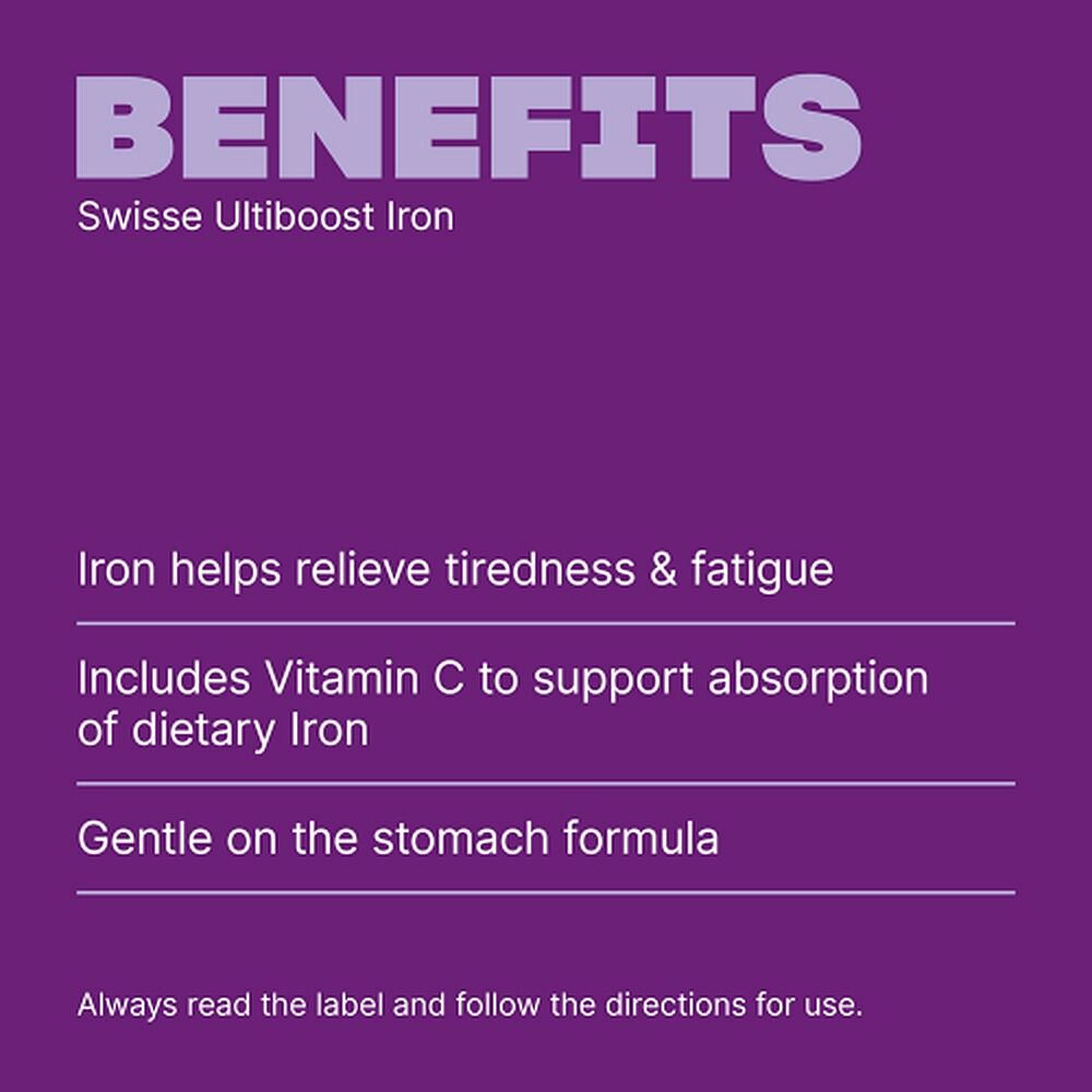 Swisse Ultiboost Iron 30 Tablets
